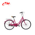 barato bicicleta de ciudad cómoda cómoda de la ciudad de 24 pulgadas / bicicletas baratas modelo de las bicicletas de la señora / de las señoras del nuevo modelo para la venta